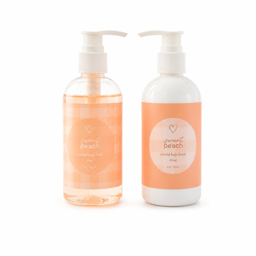 Sweethearts Series Body Wash & Lotion 400ml - SWEET PEACH